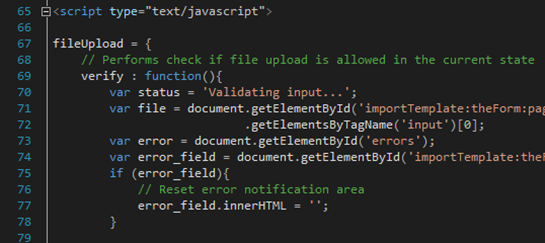 The Welkin Suite Javascript syntax highlighting in the Visualforce and Lightning files