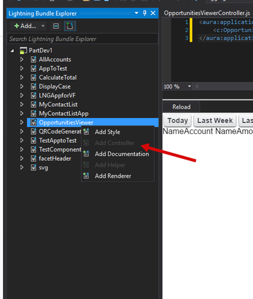 Add controller in TWS