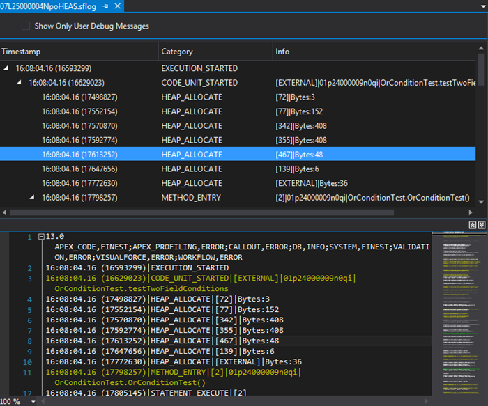 Debug Logs Viewer