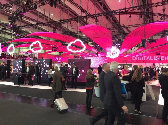 CeBIT expo hall