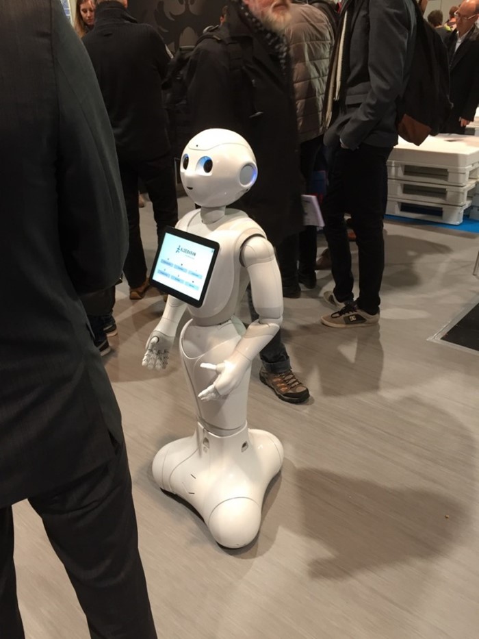 Pepper robot at CeBIT