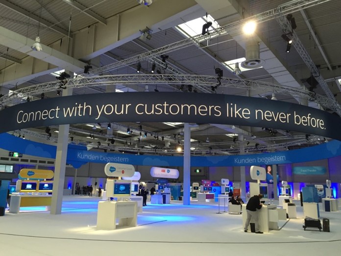 Salesforce Hall at CeBIT