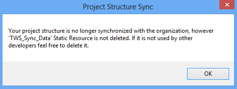 Sync disabled window