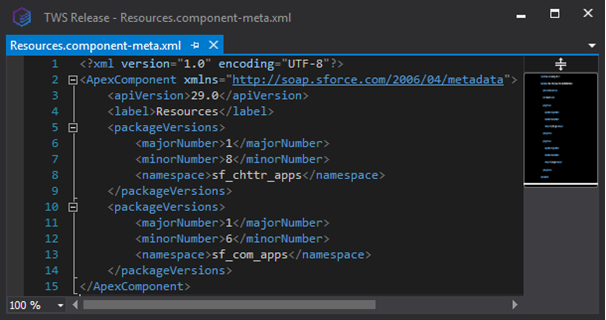 Salesforce Metadata editing in The Welkin Suite