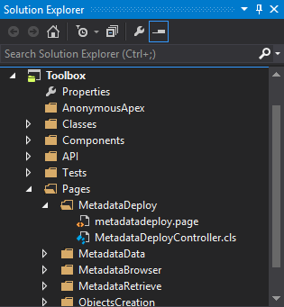 Custom folder structure for your TWS project