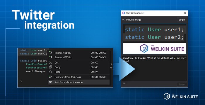 Twitter integration in The Welkin Suite IDE - askforce