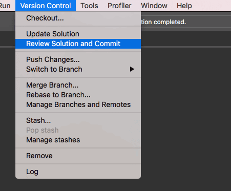 Git support as Version Control in TWS