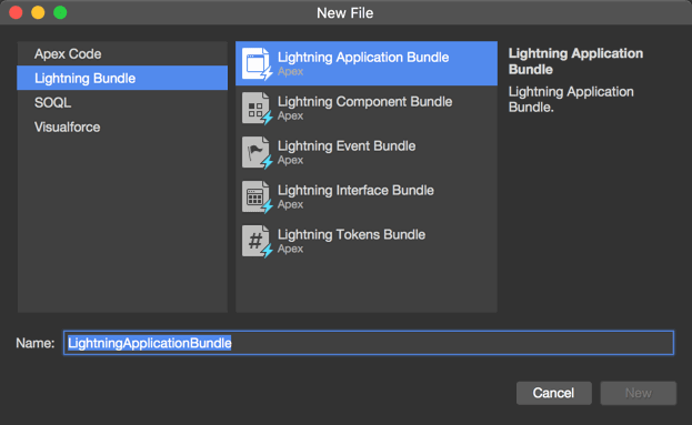 Aura Bundle creation