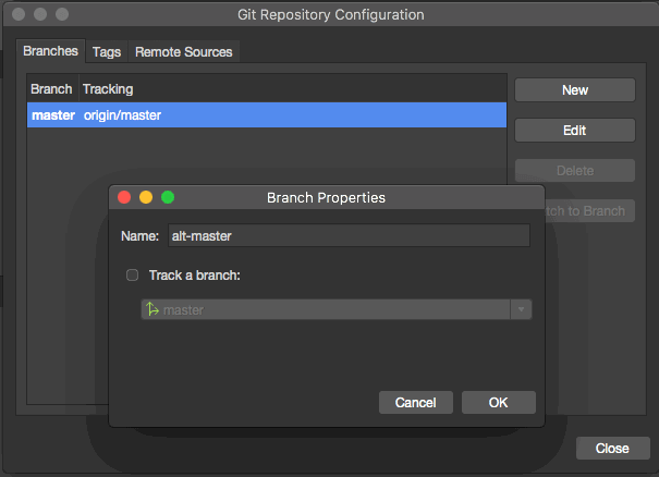Settings for Gir brach