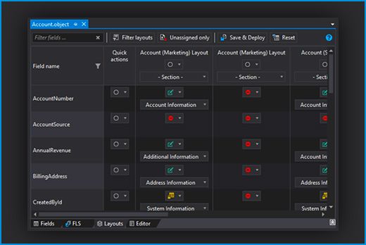 Possibility to set up sObject Layouts in The Welkin Suite