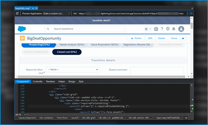 The Wekin Suite Lightning Components and Applications Previewer