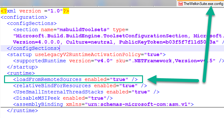 Configuring The Welkin Suite IDE for using Visual Studio Extensions