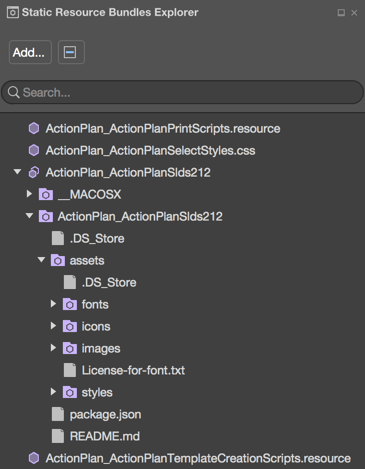 Built-in Static Resource Bundles Explorer