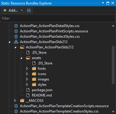 Static Resources Bundles Explorer