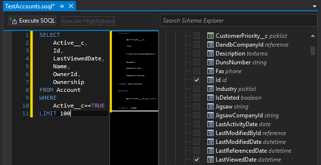 Improvements in the SOQL Query Builder