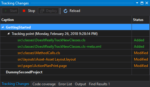 Tracking Salesforce changes while working on a task