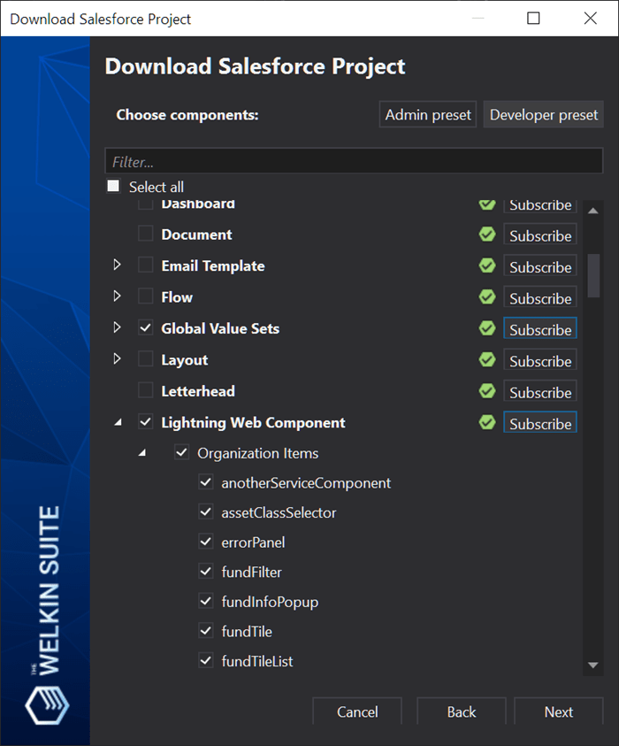 Adding Lightning Web Components to a new project in the IDE