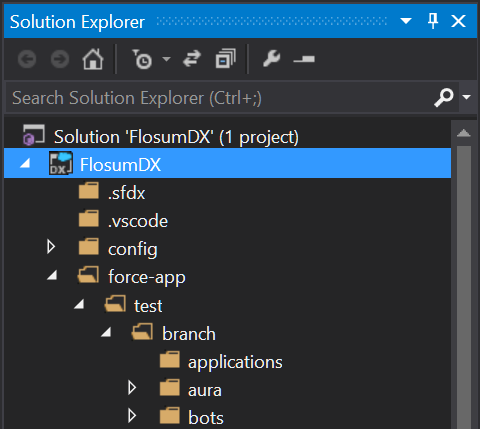 Cloned Flosum repository in The Welkin Suite's Solution Explorer